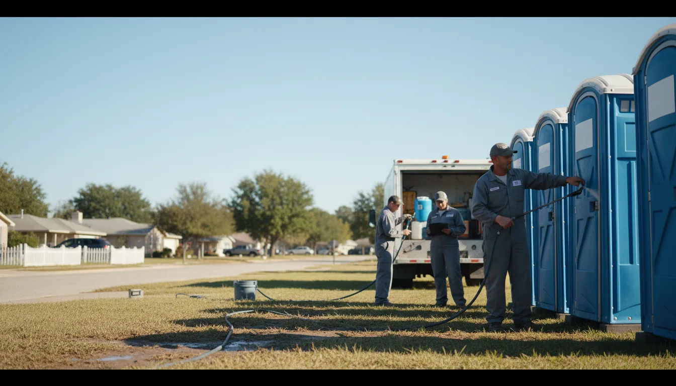 Long-Term Portable Toilet Rental in Sulphur Rock, AR near me